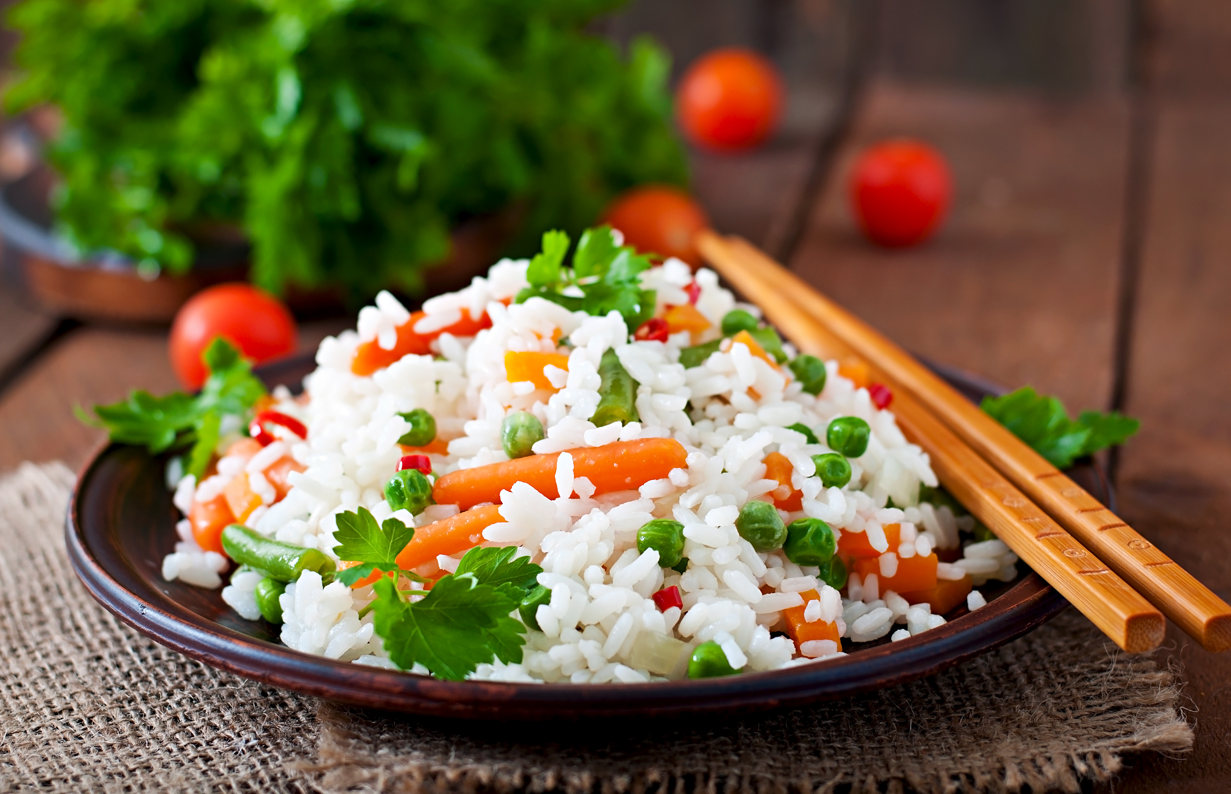 Plate of chinese rice